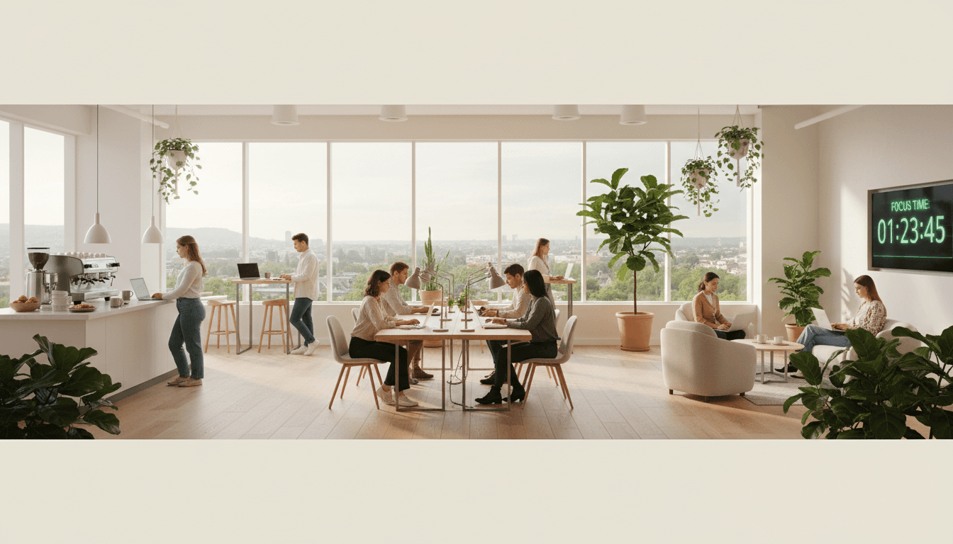 Bright modern co-working space in Albuquerque